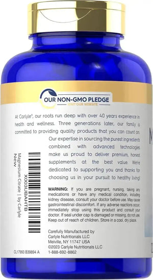 CARLYLE - Carlyle Magnesium Citrate 1800Mg. 120 Tabletas - The Red Vitamin MX - Suplementos Alimenticios - {{ shop.shopifyCountryName }}