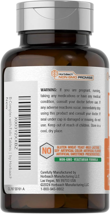 HORBAACH - Horbaach B-Complex 150 Tabletas - The Red Vitamin MX - Suplementos Alimenticios - {{ shop.shopifyCountryName }}