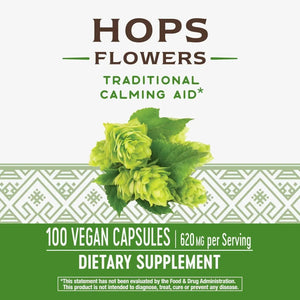 NATURE'S WAY - Nature’s Way Hops Flowers 620Mg. 100 Capsulas - The Red Vitamin MX - Suplementos Alimenticios - {{ shop.shopifyCountryName }}