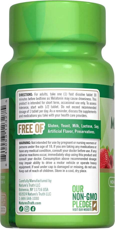 NATURE'S TRUTH - Nature's Truth Melatonin 12Mg. Natural Berry Flavor 150 Tabletas - The Red Vitamin MX - Suplementos Alimenticios - {{ shop.shopifyCountryName }}