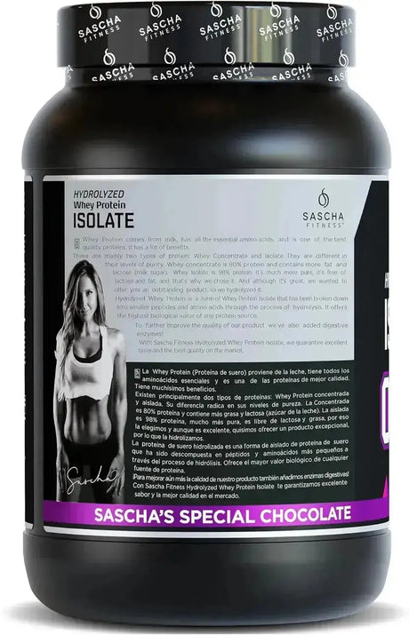 SASCHA FITNESS - SASCHA FITNESS Hydrolyzed Whey Protein Isolate Grass-Fed Chocolate 986Gr. - The Red Vitamin MX - Suplementos Alimenticios - {{ shop.shopifyCountryName }}