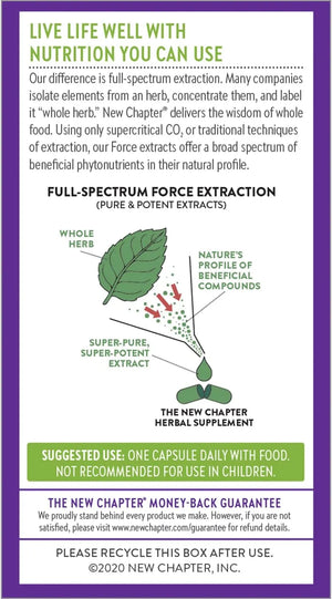 NEW CHAPTER - New Chapter Lemon Balm Force 30 Capsulas - The Red Vitamin MX - Suplementos Alimenticios - {{ shop.shopifyCountryName }}