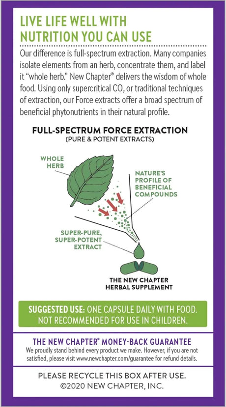 NEW CHAPTER - New Chapter Lemon Balm Force 30 Capsulas - The Red Vitamin MX - Suplementos Alimenticios - {{ shop.shopifyCountryName }}