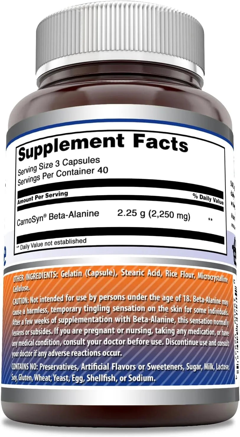 AMAZING FORMULAS - Amazing Formulas Beta Alanine 2250Mg. 120 Capsulas - The Red Vitamin MX - Suplementos Alimenticios - {{ shop.shopifyCountryName }}