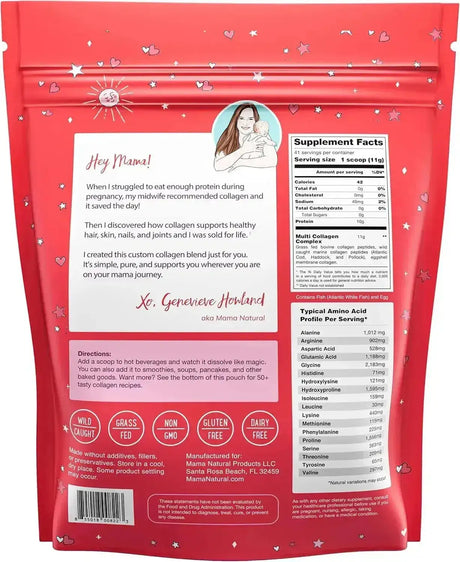 MAMA NATURAL - Mama Natural Multi Collagen Protein Powder 454Gr. - The Red Vitamin MX - Suplementos Alimenticios - {{ shop.shopifyCountryName }}