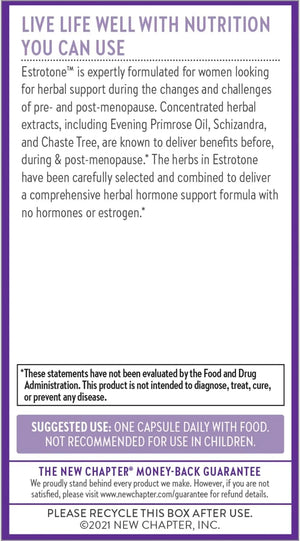 NEW CHAPTER - New Chapter Estrotone Peri-Menopause Supplement 30 Capsulas - The Red Vitamin MX - Suplementos Alimenticios - {{ shop.shopifyCountryName }}