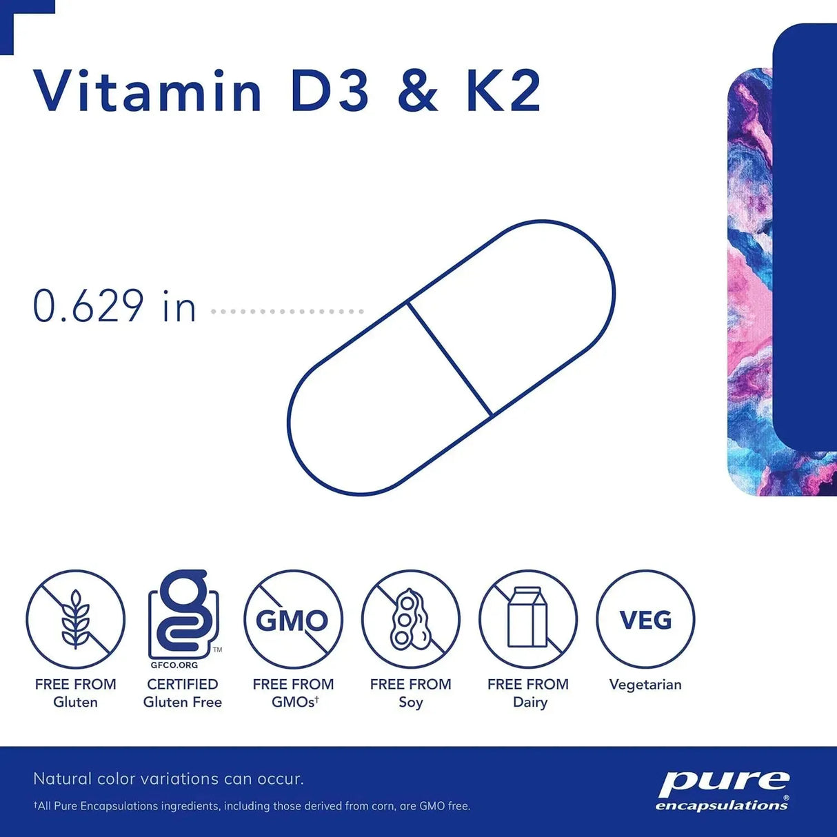 PURE ENCAPSULATIONS - Pure Encapsulations Vitamin D3 & K2 120 Capsulas - The Red Vitamin MX - Suplementos Alimenticios - {{ shop.shopifyCountryName }}