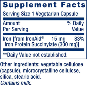 LIFE EXTENSION - Life Extension Iron Protein Plus 100 Capsulas - The Red Vitamin MX - Suplementos Alimenticios - {{ shop.shopifyCountryName }}