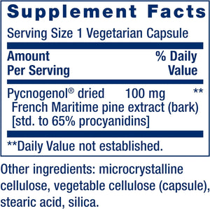 LIFE EXTENSION - Life Extension Pycnogenol French Maritime Pine Bark Extract 60 Capsulas - The Red Vitamin MX - Suplementos Alimenticios - {{ shop.shopifyCountryName }}