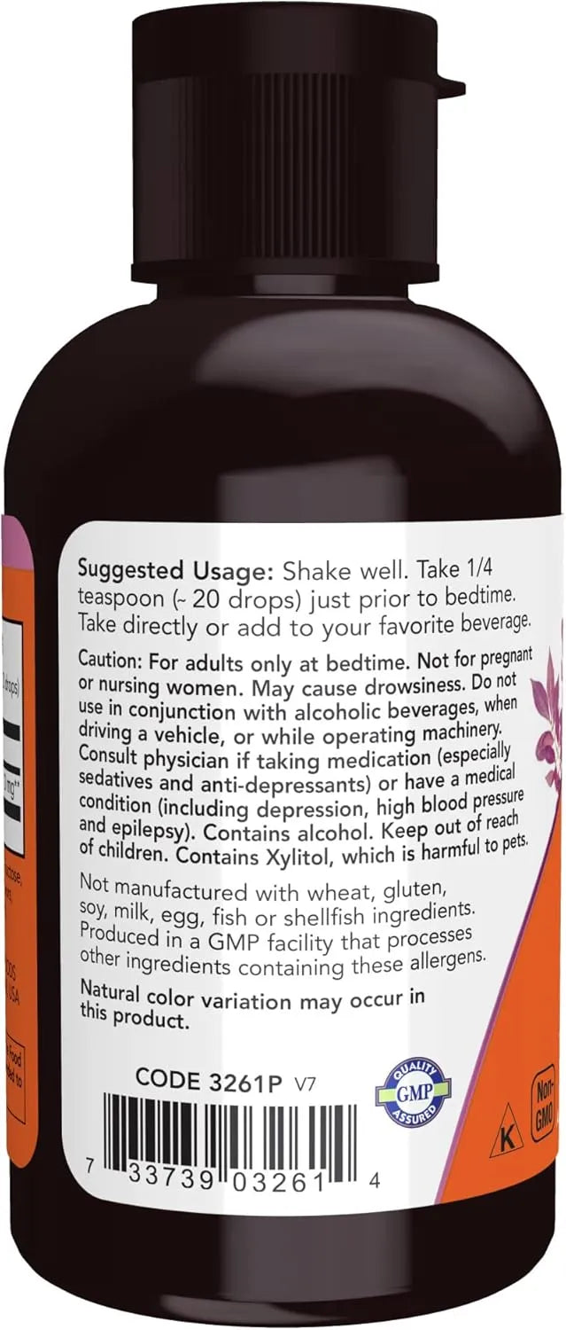 NOW SUPPLEMENTS - NOW Supplements Liquid Melatonin 3Mg. 59Ml. 4 Pack - The Red Vitamin MX - Suplementos Alimenticios - {{ shop.shopifyCountryName }}