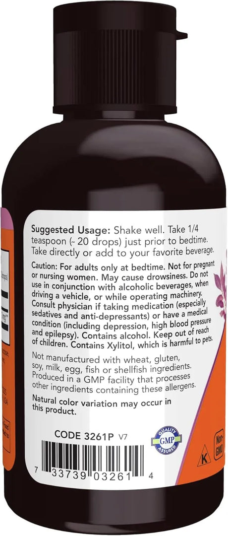 NOW SUPPLEMENTS - NOW Supplements Liquid Melatonin 3Mg. 59Ml. 4 Pack - The Red Vitamin MX - Suplementos Alimenticios - {{ shop.shopifyCountryName }}
