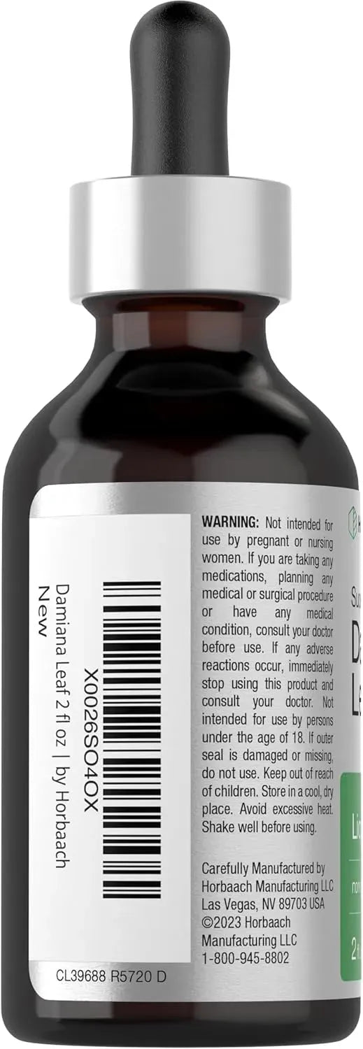 HORBAACH - Horbaach Damiana Leaf Herb Tincture 2 Fl.Oz. - The Red Vitamin MX - Suplementos Alimenticios - {{ shop.shopifyCountryName }}