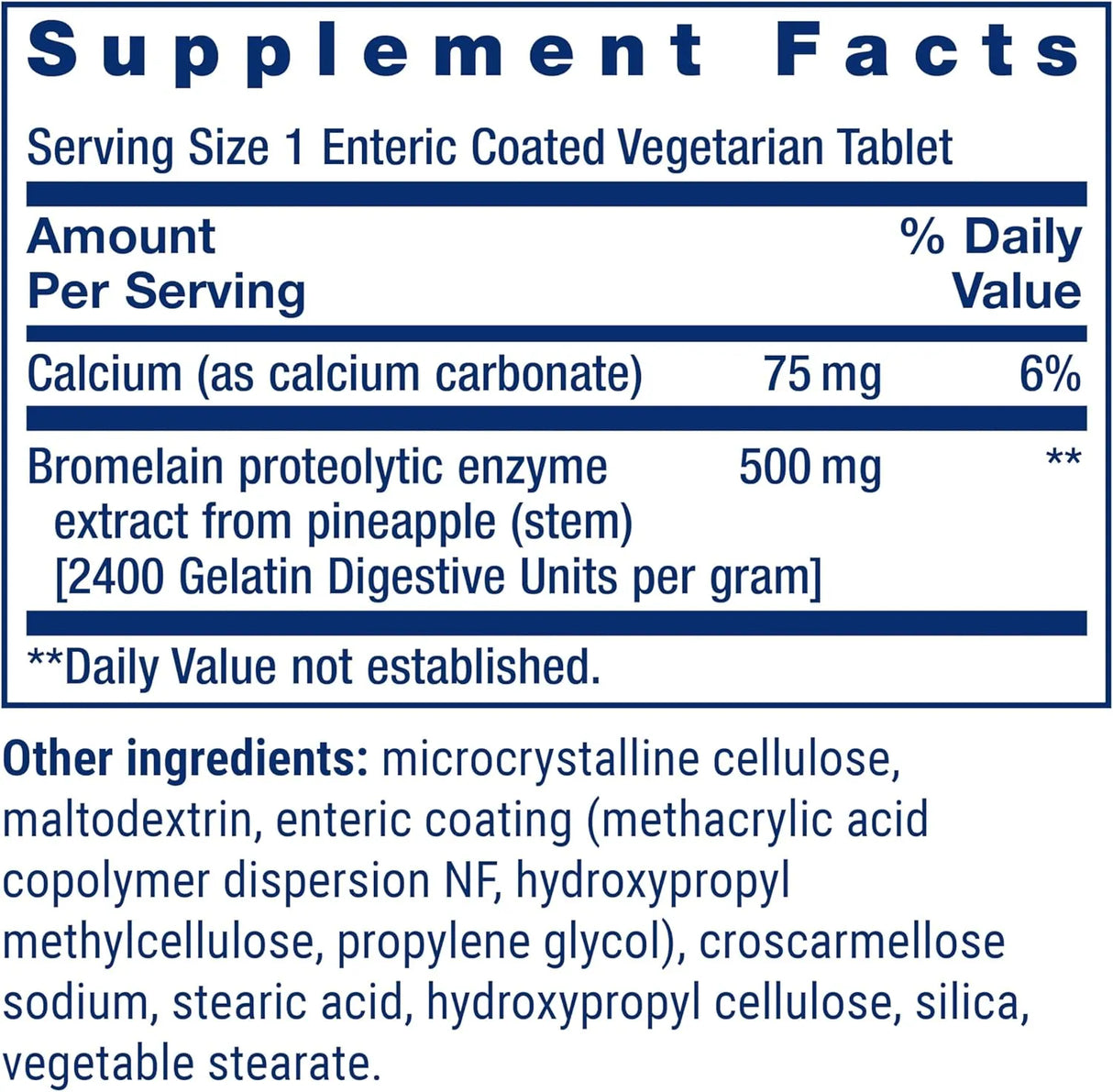 LIFE EXTENSION - Life Extension Specially-Coated Bromelain 60 Tabletas - The Red Vitamin MX - Suplementos Alimenticios - {{ shop.shopifyCountryName }}