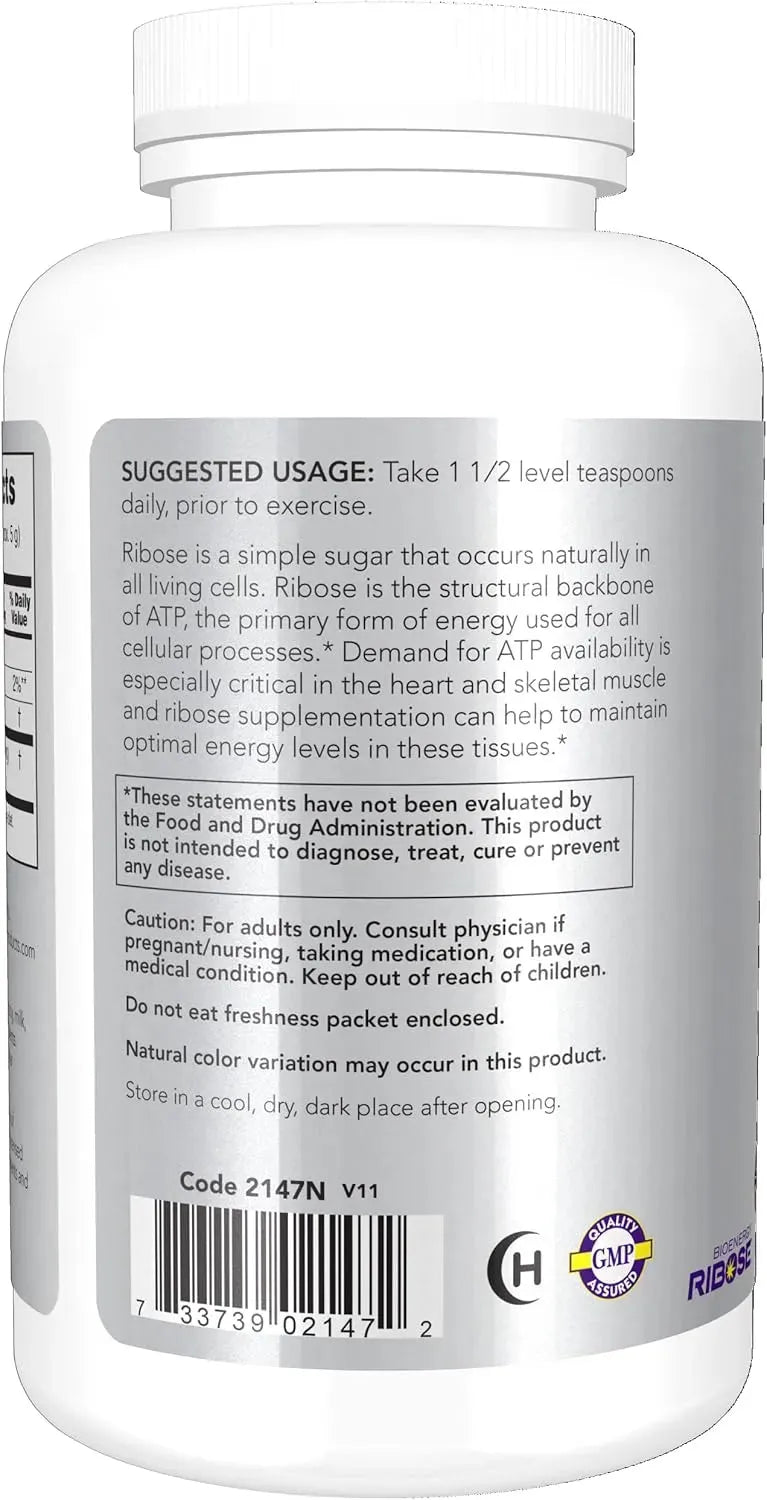 NOW SPORTS - NOW Sports Nutrition D-Ribose Powder 227Gr. - The Red Vitamin MX - Suplementos Alimenticios - {{ shop.shopifyCountryName }}