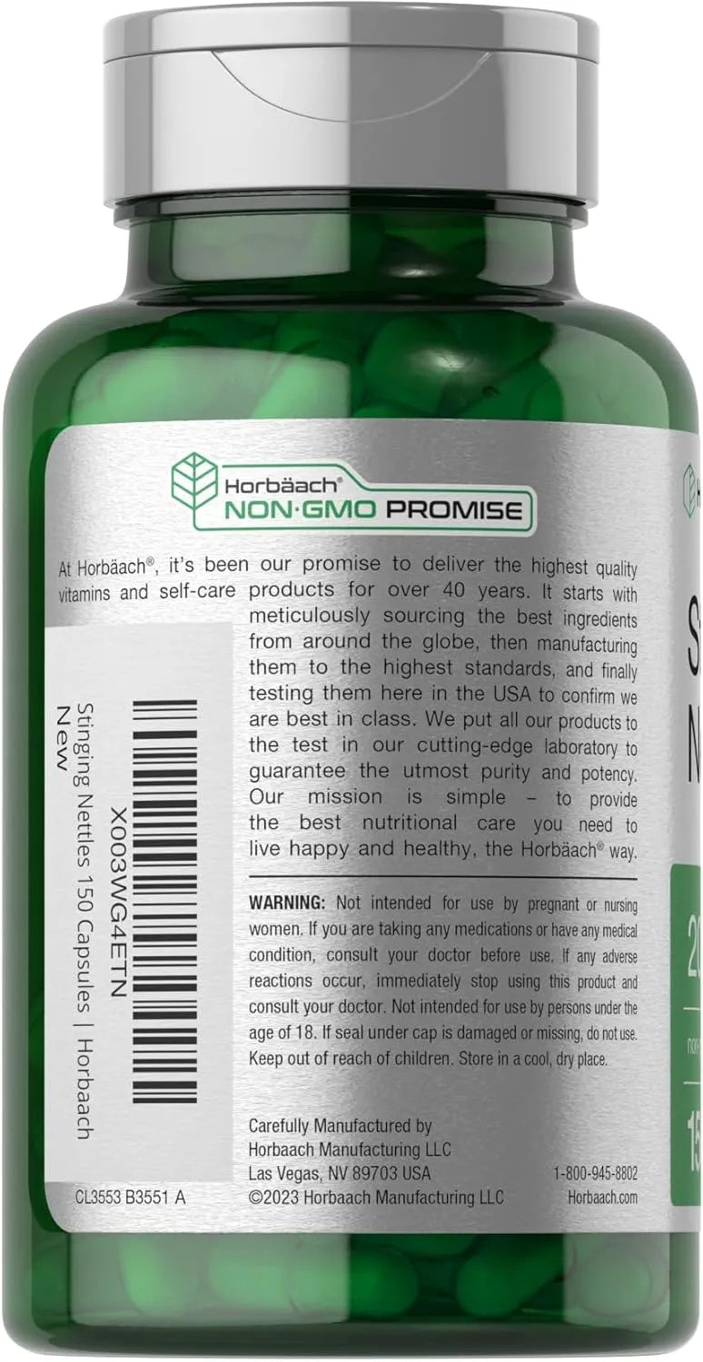 HORBAACH - Horbaach Stinging Nettle 2000Mg. 150 Capsulas - The Red Vitamin MX - Suplementos Alimenticios - {{ shop.shopifyCountryName }}