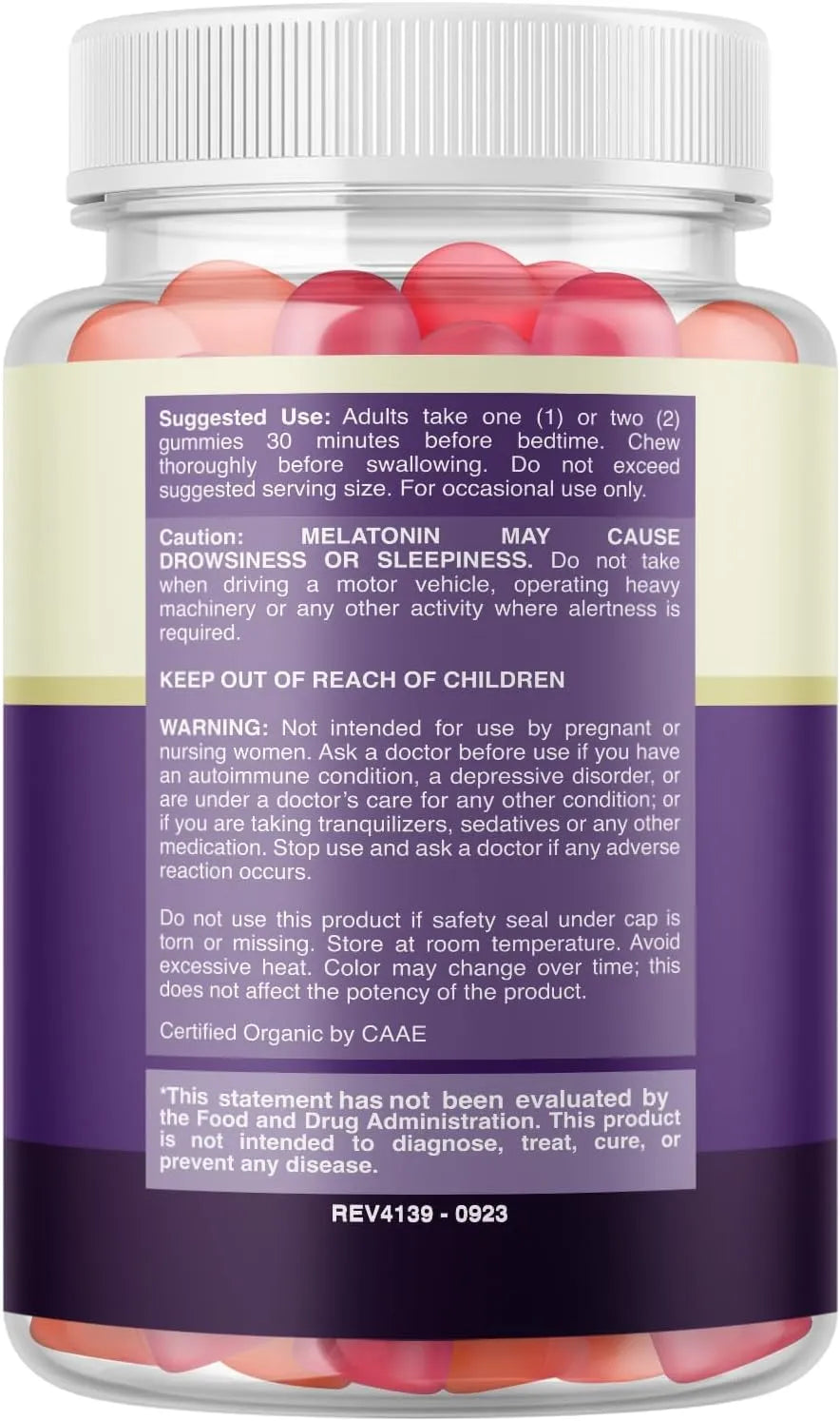 NATURES CRAFT - Natures Craft Organic Melatonin Gummies 10Mg. 60 Gomitas - The Red Vitamin MX - Suplementos Alimenticios - {{ shop.shopifyCountryName }}