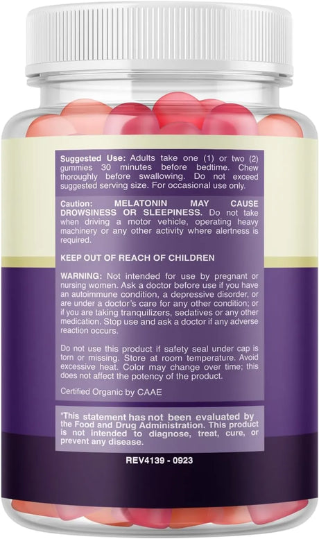 NATURES CRAFT - Natures Craft Organic Melatonin Gummies 10Mg. 60 Gomitas - The Red Vitamin MX - Suplementos Alimenticios - {{ shop.shopifyCountryName }}