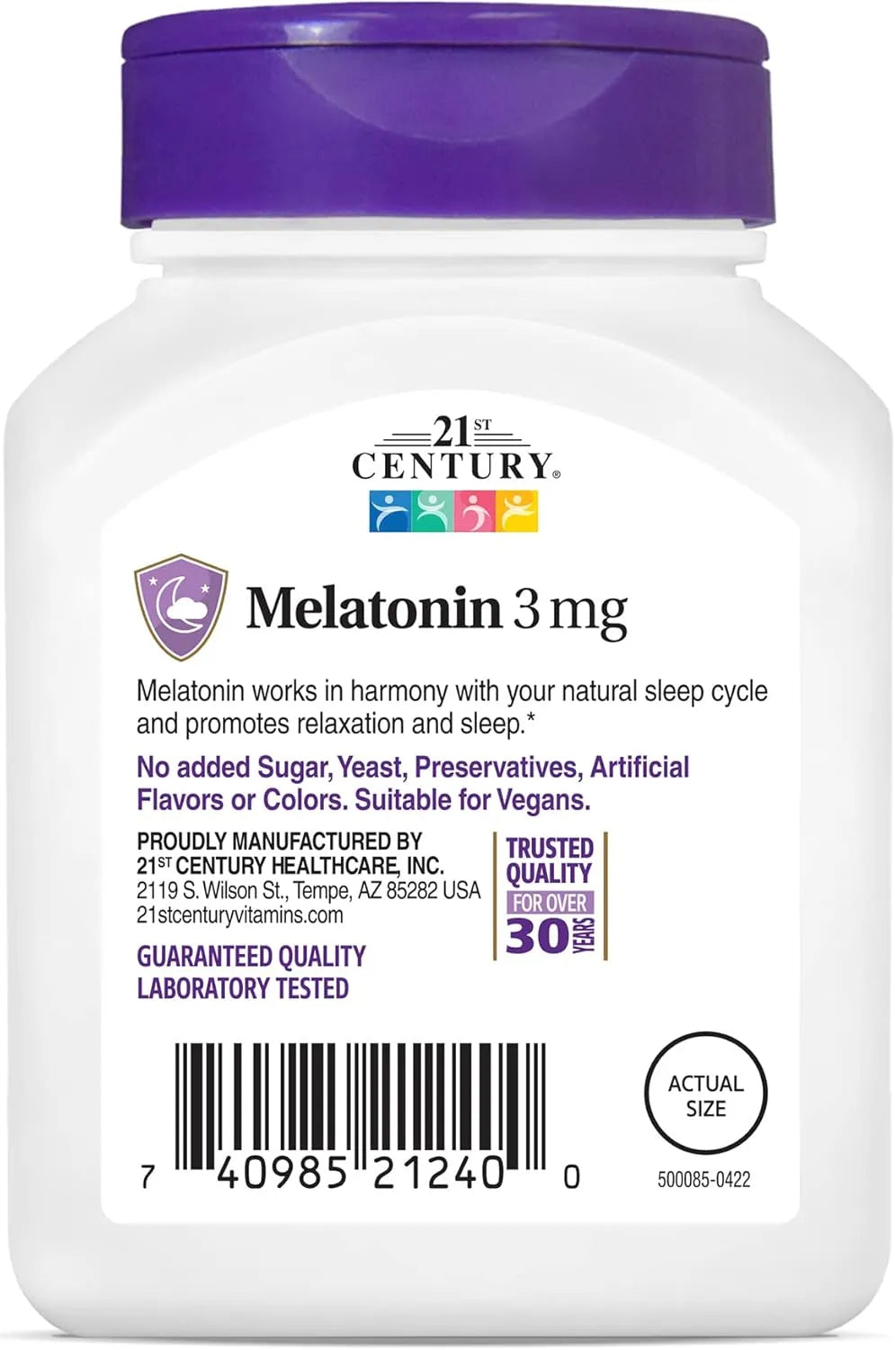 21ST CENTURY - 21st Century Melatonin 3Mg. 90 Tabletas - The Red Vitamin MX - Suplementos Alimenticios - {{ shop.shopifyCountryName }}