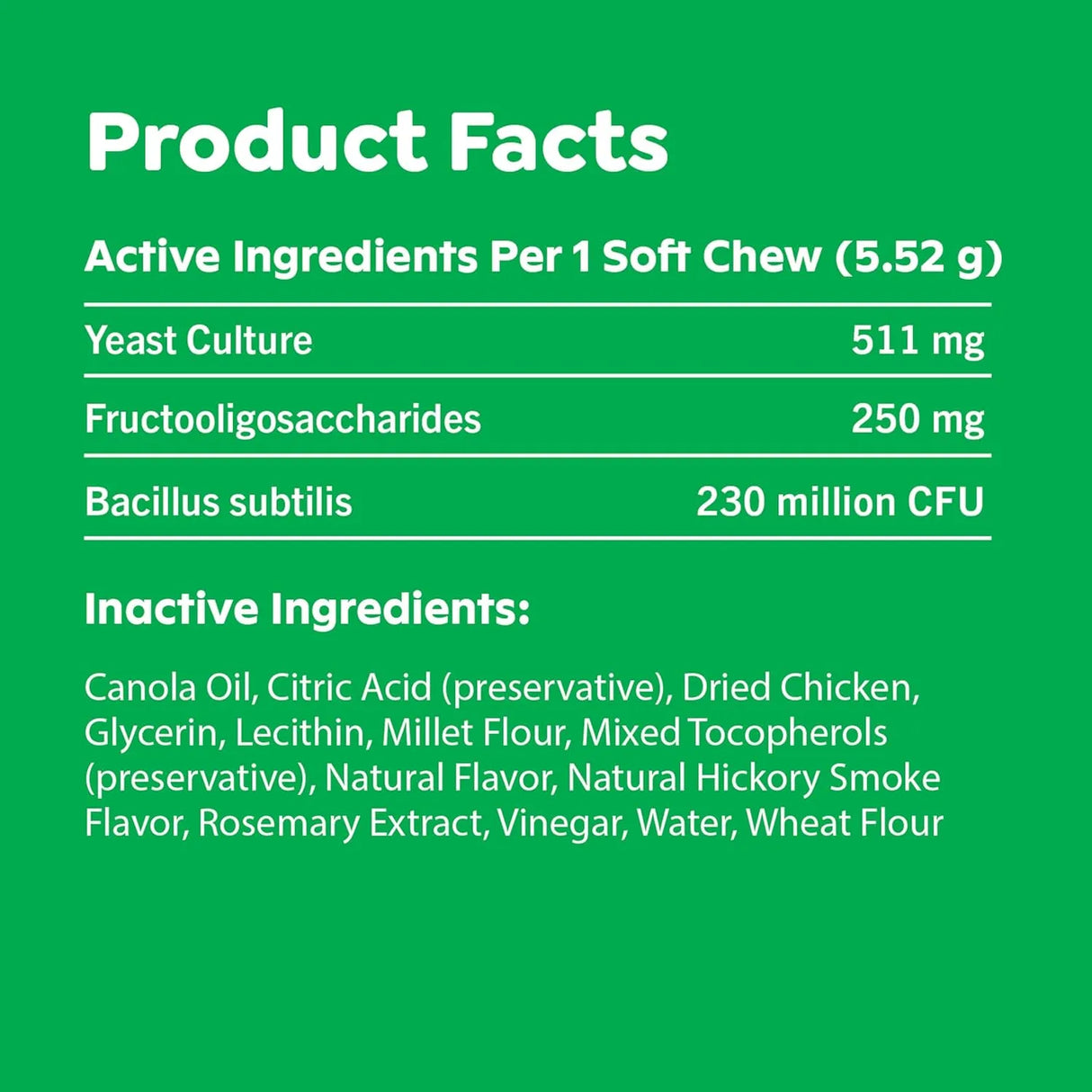GREENIES - Greenies Supplements Digestive Health Probiotics for Dogs Chicken Flavor 80 Masticables - The Red Vitamin MX - Probióticos Para Perros - {{ shop.shopifyCountryName }}