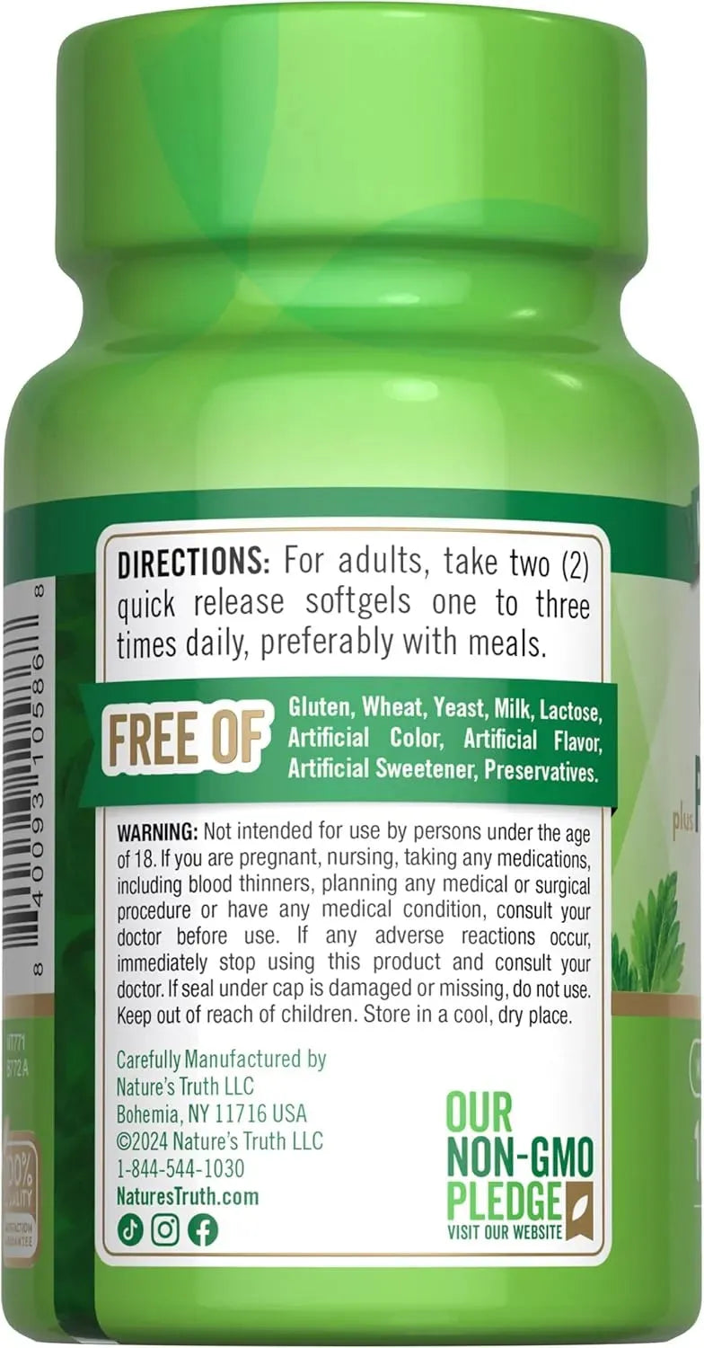 NATURE'S TRUTH - Nature's Truth Odorless Garlic and Parsley 1200Mg. 100 Capsulas Blandas - The Red Vitamin MX - Suplementos Alimenticios - {{ shop.shopifyCountryName }}