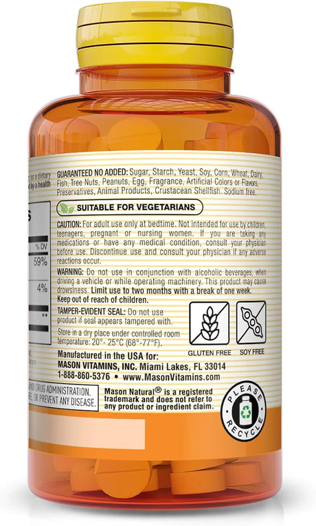 MASON NATURAL - MASON NATURAL Melatonin 5Mg. 60 Tabletas - The Red Vitamin MX - Suplementos Alimenticios - {{ shop.shopifyCountryName }}