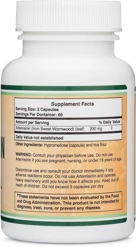 DOUBLE WOOD SUPPLEMENTS - Double Wood Supplements Artemisinin 200Mg. 120 Capsulas - The Red Vitamin MX - Suplementos Alimenticios - {{ shop.shopifyCountryName }}