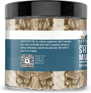 EARTHBORN ELEMENTS - Earthborn Elements Shiitake Mushroom Extract 200 Capsulas - The Red Vitamin MX - Suplementos Alimenticios - {{ shop.shopifyCountryName }}