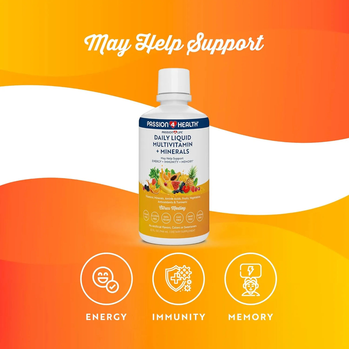 PASSION 4 LIFE - Passion 4 Life Mega Liquid Multivitamins 32 Fl. Oz. - The Red Vitamin MX - Suplementos Alimenticios - {{ shop.shopifyCountryName }}