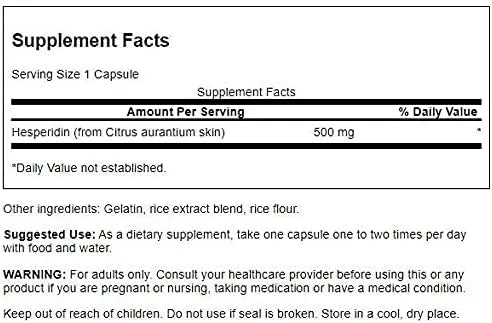 SWANSON - Swanson Hesperidin 500Mg. 60 Capsulas 2 Pack - The Red Vitamin MX - Suplementos Alimenticios - {{ shop.shopifyCountryName }}