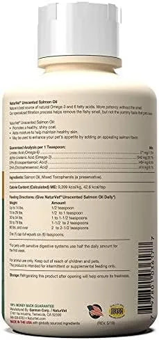 NATURVET - NaturVet Salmon Oil Skin Supplement for Dogs & Cats 16 Fl.Oz. - The Red Vitamin MX - Aceite De Pescado Para Perros - {{ shop.shopifyCountryName }}