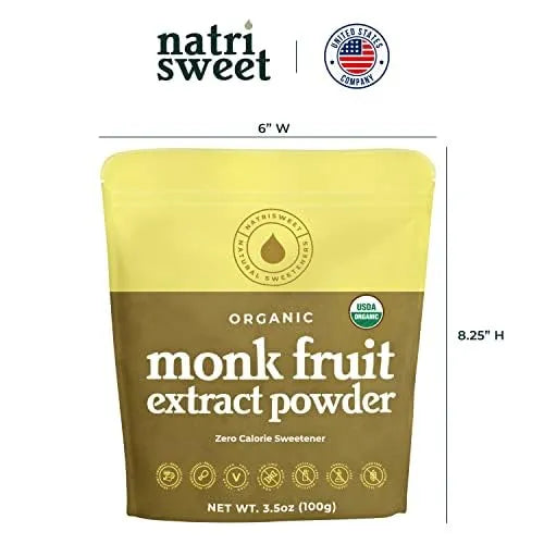 NATRISWEET - NatriSweet Organic Monk Fruit Extract 100Gr. - The Red Vitamin MX - Suplementos Alimenticios - {{ shop.shopifyCountryName }}