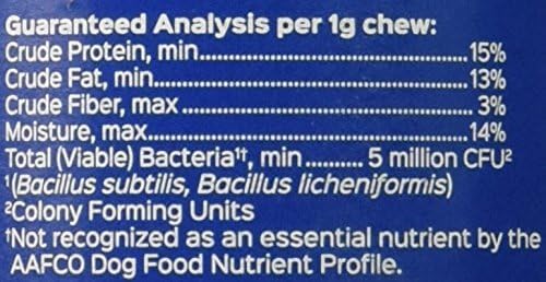 Vets Plus Probios for Dogs Soft Chews Small Breeds 60 Masticables 2 Pack