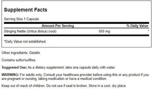 SWANSON - Swanson Stinging Nettle Root 500Mg. 100 Capsulas 2 Pack - The Red Vitamin MX - Suplementos Alimenticios - {{ shop.shopifyCountryName }}