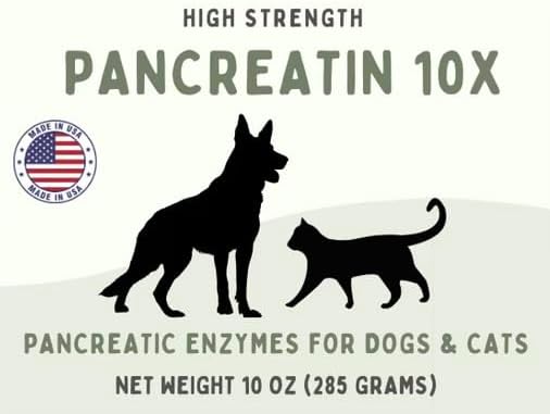 Paw Vitality Pancreatin 10X Pancreatic enzymes for Dogs and Cats 285Gr.