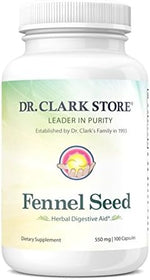 Dr Clark Store Fennel Seed 550Mg. 100 Capsulas