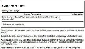 SWANSON - Swanson Garlic 500Mg. 60 Capsulas Blandas 2 Pack - The Red Vitamin MX - Suplementos Alimenticios - {{ shop.shopifyCountryName }}