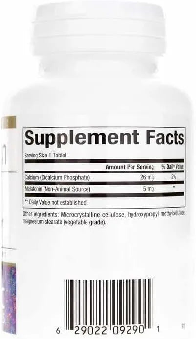 BIOCLINIC NATURALS - Bioclinic Naturals Melatonin 5Mg. 60 Tabletas - The Red Vitamin MX - Suplementos Alimenticios - {{ shop.shopifyCountryName }}