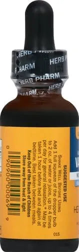 HERB PHARM - Herb Pharm Organic Valerian Root Liquid Extract 1 Fl.Oz. - The Red Vitamin MX - Suplementos Alimenticios - {{ shop.shopifyCountryName }}