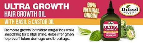 Difeel Ultra Growth Basil & Castor Oil Pro Growth Conditioner 354.9Ml.