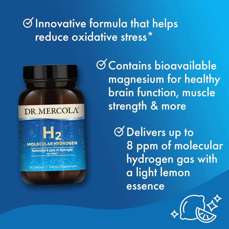 The Red Vitamin MX - Dr. Mercola H2 Molecular Hydrogen 90 Tabletas - The Red Vitamin MX - Suplementos Alimenticios - {{ shop.shopifyCountryName }}