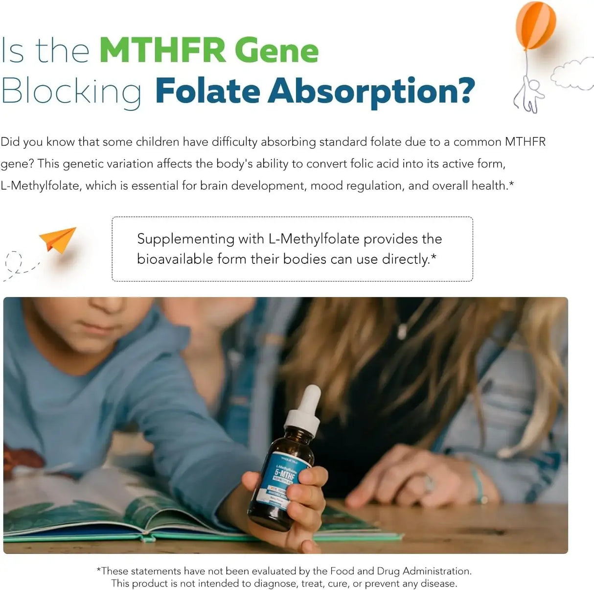 TRIQUETRA - Triquetra Organic Kids Methylfolate + Methyl B12 Cofactor 1Oz. - The Red Vitamin MX - Suplementos Alimenticios - {{ shop.shopifyCountryName }}