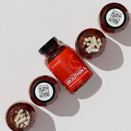 NUTRIISSA - Nutriissa Urolithin A 1000Mg. 120 Capsulas Blandas - The Red Vitamin MX - Suplementos Alimenticios - {{ shop.shopifyCountryName }}