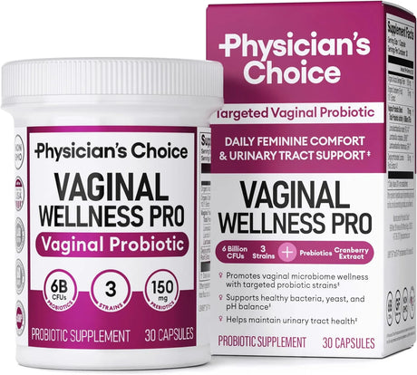 PHYSICIAN'S CHOICE - Physician's CHOICE Vaginal Probiotics for Women - The Red Vitamin MX - Suplementos Alimenticios - {{ shop.shopifyCountryName }}