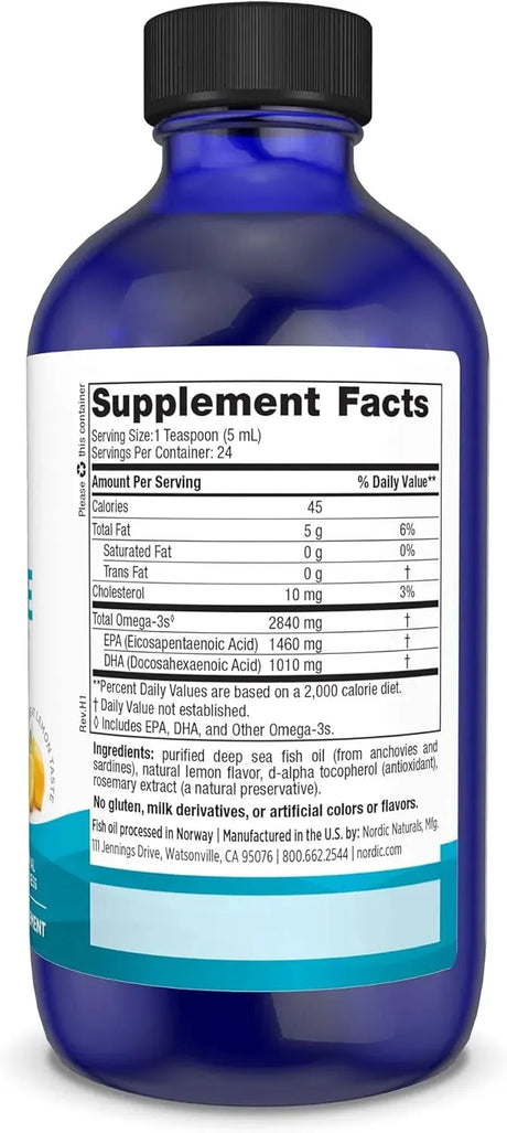NORDIC NATURALS - Nordic Naturals Ultimate Omega Liquid Lemon Flavor 119Ml. - The Red Vitamin MX - Suplementos Alimenticios - {{ shop.shopifyCountryName }}
