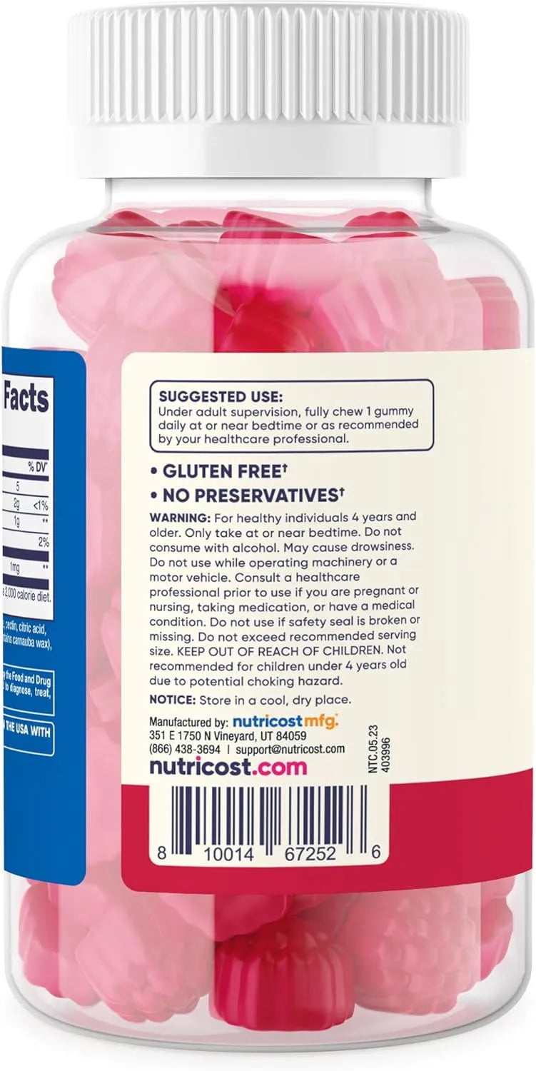 NUTRICOST - Nutricost Kids Melatonin Gummies 1Mg. 120 Gomitas - The Red Vitamin MX - Suplementos Alimenticios - {{ shop.shopifyCountryName }}