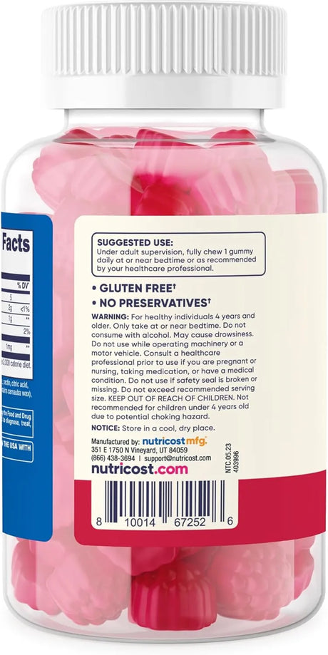 NUTRICOST - Nutricost Kids Melatonin Gummies 1Mg. 120 Gomitas - The Red Vitamin MX - Suplementos Alimenticios - {{ shop.shopifyCountryName }}