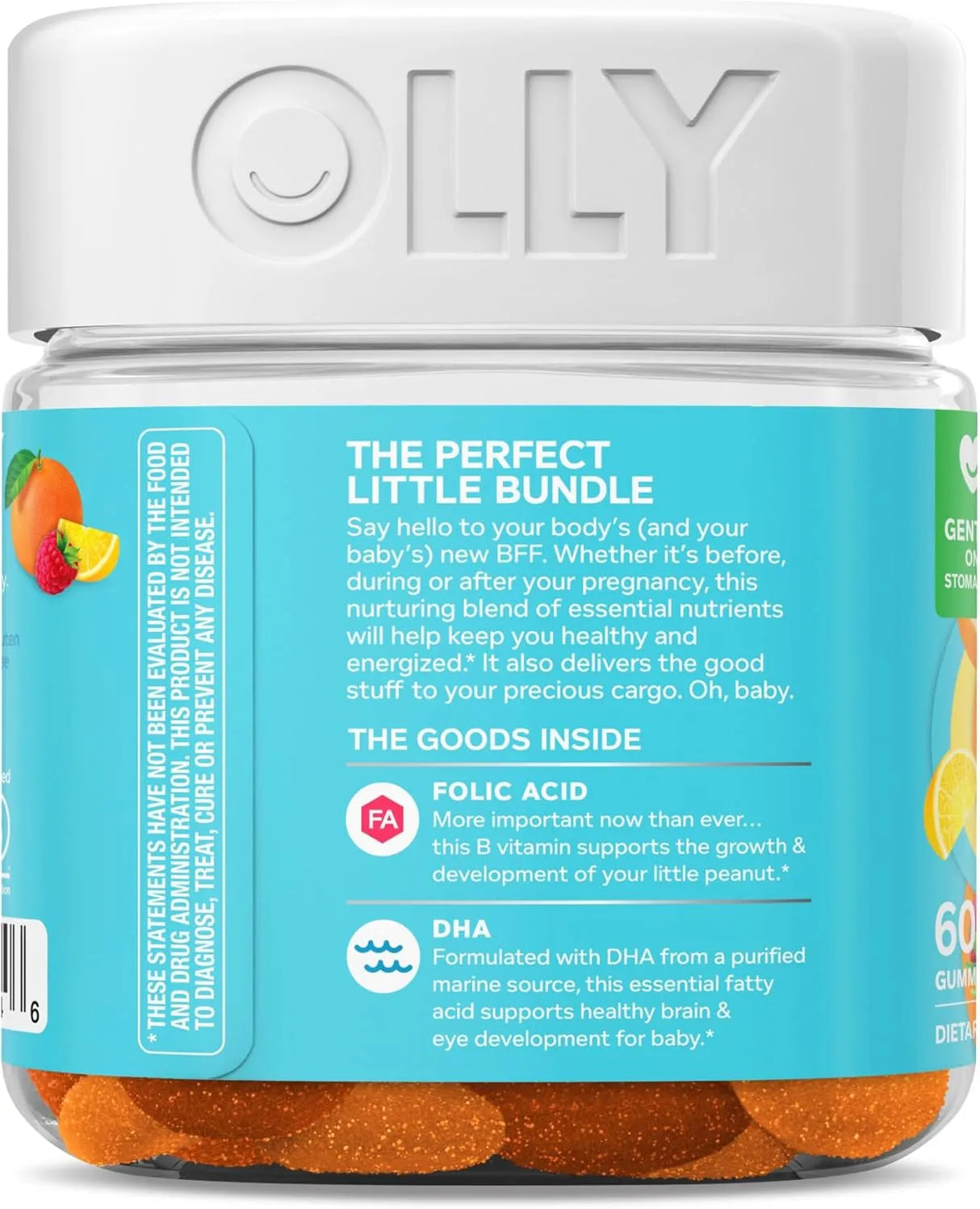 OLLY - Olly The Essential Prenatal Gummy Folic Acid Vitamin D Omega 3 DHA 60 Gomitas - The Red Vitamin MX - Suplementos Alimenticios - {{ shop.shopifyCountryName }}