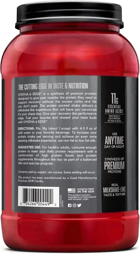 BSN - BSN SYNTHA-6 Edge Protein Powder Strawberry Milkshake 1.06 Kg. - The Red Vitamin MX - Suplementos Alimenticios - {{ shop.shopifyCountryName }}