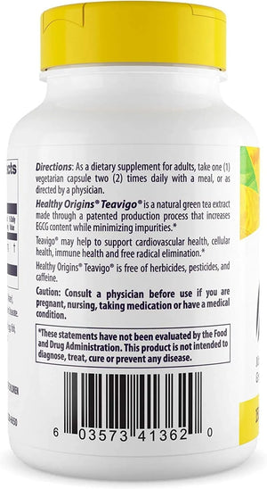 HEALTHY ORIGINS - Healthy Origins TEAVIGO Green Tea Extract 60 Capsulas - The Red Vitamin MX - Suplementos Alimenticios - {{ shop.shopifyCountryName }}