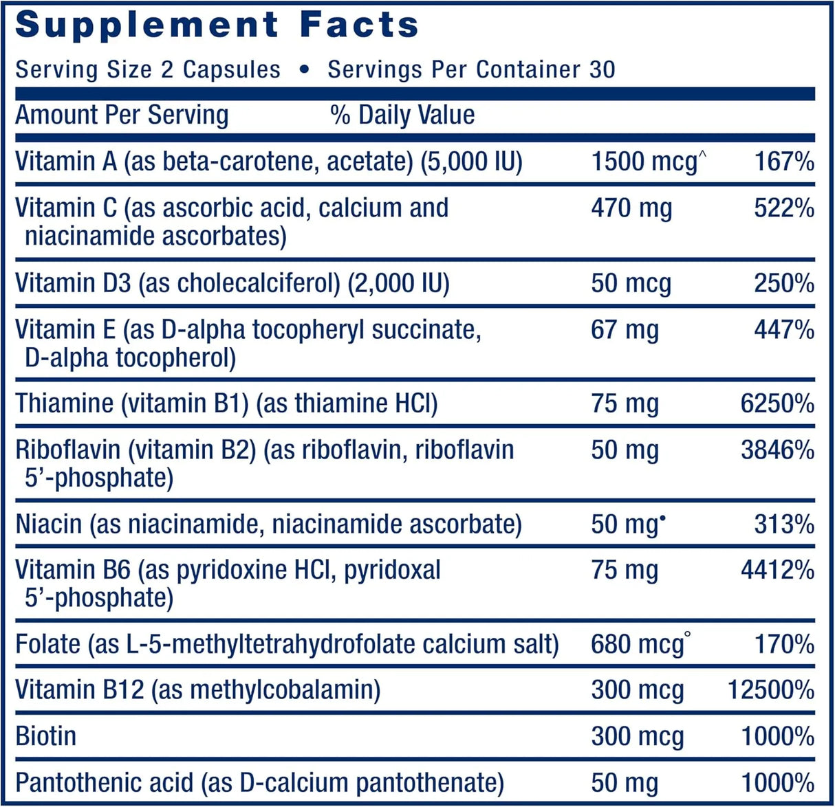 LIFE EXTENSION - Life Extension Two-Per-Day Multivitamin 60 Capsulas - The Red Vitamin MX - Suplementos Alimenticios - {{ shop.shopifyCountryName }}